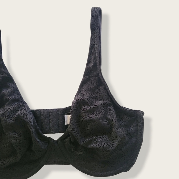 NATORI Bra Black Lace Mesh Bra 32DD - Picture 6 of 8